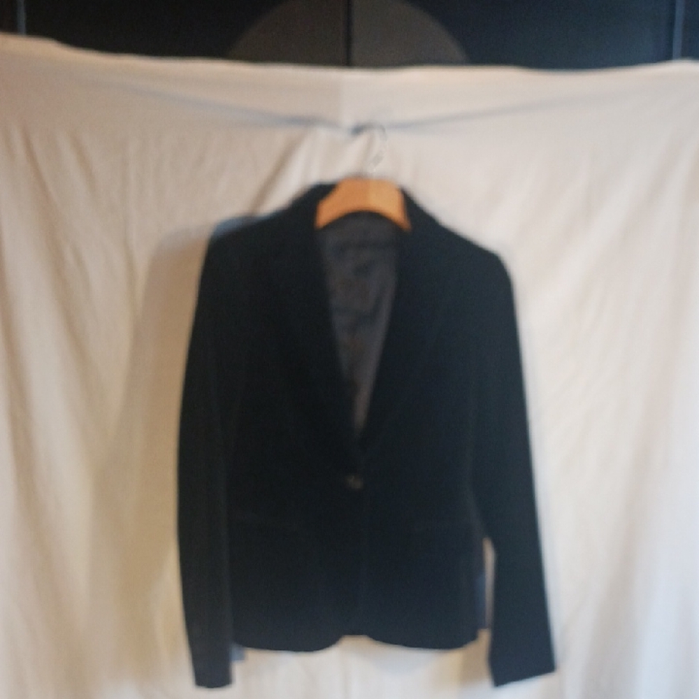 Theory Black Velvet Blazer